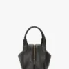 Sac Victoria Plié en cuir noir Sac Victoria Plié en cuir noir