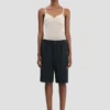 Short ajusté bleu marine Short ajusté bleu marine