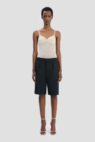 Short ajusté bleu marine Short ajusté bleu marine