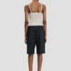 Short ajusté bleu marine Short ajusté bleu marine