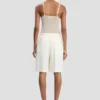 Short ajusté ivoire Short ajusté ivoire