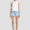 Short délavé bleu clair Short délavé bleu clair