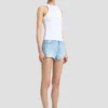 Short délavé bleu clair Short délavé bleu clair