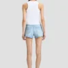 Short délavé bleu clair Short délavé bleu clair