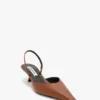 Sloane Halter Back 45 en cuir Dark Tan Sloane Halter Back 45 en cuir Dark Tan