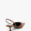 Sloane Halter Back 45 en cuir Dark Tan Sloane Halter Back 45 en cuir Dark Tan