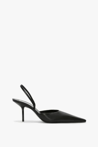 Sloane Halter Back 75 en cuir noir Sloane Halter Back 75 en cuir noir