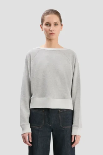 Sweat-shirt Constance en gris chiné