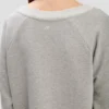Sweat-shirt Constance en gris chiné Sweat-shirt Constance en gris chiné