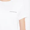 T-shirt ajusté à logo rétréci, blanc T-shirt ajusté à logo rétréci, blanc