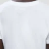 T-shirt ajusté rétréci en blanc T-shirt ajusté rétréci en blanc
