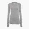 T-shirt à manches longues gris chiné T-shirt à manches longues gris chiné