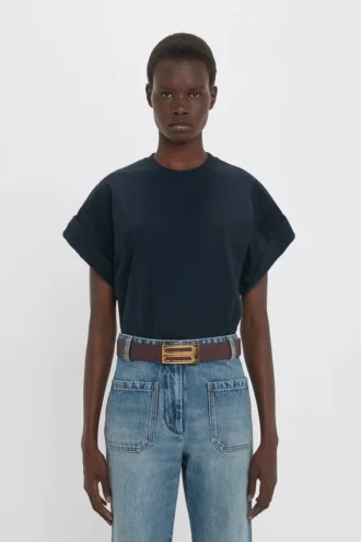 T-shirt Tilly bleu marine