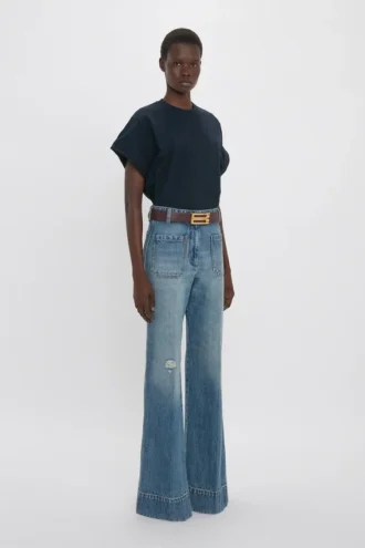 T-shirt Tilly bleu marine