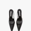 The Victoria Stiletto Slingback 100 en cuir noir The Victoria Stiletto Slingback 100 en cuir noir