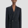 Veste ajustée bleu marine Veste ajustée bleu marine