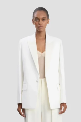 Veste ajustée ivoire