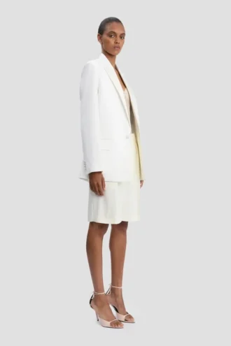 Veste ajustée ivoire