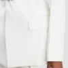 Veste cintrée à ceinture, couleur ivoire Veste cintrée à ceinture, couleur ivoire