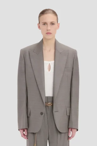 Veste à manches sculpturales en nickel