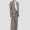 Veste à manches sculpturales en nickel Veste à manches sculpturales en nickel