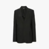 Veste à revers cranté en noir Veste à revers cranté en noir
