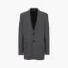 Veste à revers crantés couleur silex Veste à revers crantés couleur silex