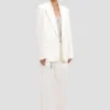 Veste à revers détachables, blanc cassé Veste à revers détachables, blanc cassé