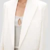 Veste à revers détachables, blanc cassé Veste à revers détachables, blanc cassé