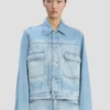 Veste trucker en denim bleu heritage Veste trucker en denim bleu heritage