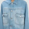 Veste trucker en denim bleu heritage Veste trucker en denim bleu heritage