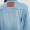 Veste trucker en denim bleu heritage Veste trucker en denim bleu heritage