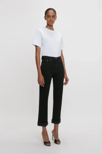 Victoria Jeans en noir délavé
